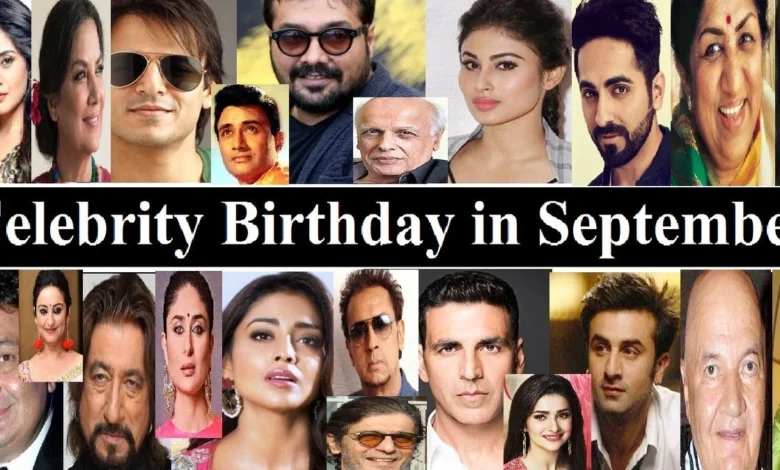 September Birthday Celebrities