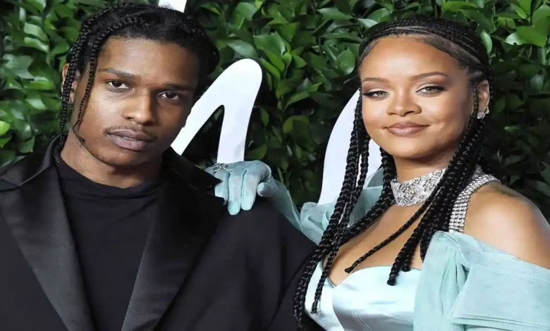 ASAP Rocky and Rihanna